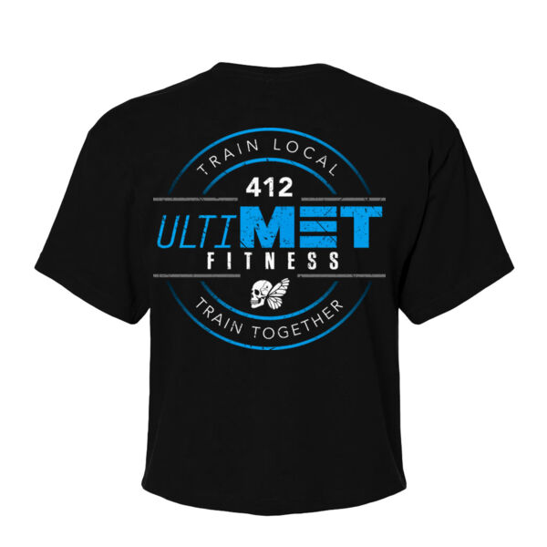 FULL COLOR CIRCLE BADGE - WOMEN'S CROP T-SHIRT Thumbnail